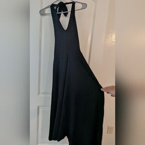 NWT Brand New Pact organic Cotton Halter Fit And Flare Dress Small